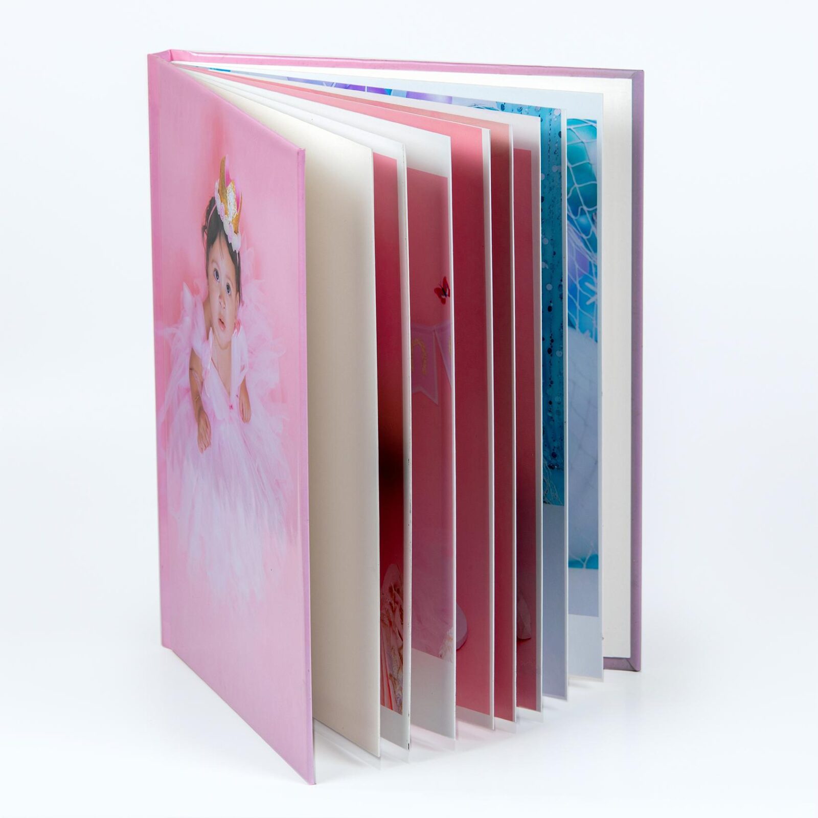 Flat bound album with leatherette cover. 8.5″x11″ - Image 3